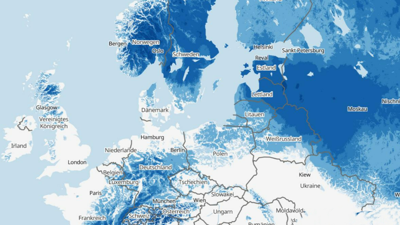 Schneechaos auf deutschen Straßen: Wintereinbruch mit Schnee und Glatteis im April